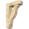 Ekena Millwork Funston Craftsman Rough Sawn Bracket w/ Offset Brace, Douglas Fir, 6"W x 20"D x 28"H BKT0604X20X28FST04RDF - alternate 1
